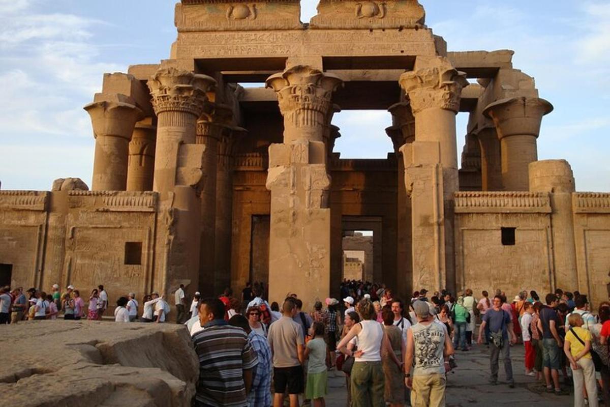 a group of people standing in front of a building
