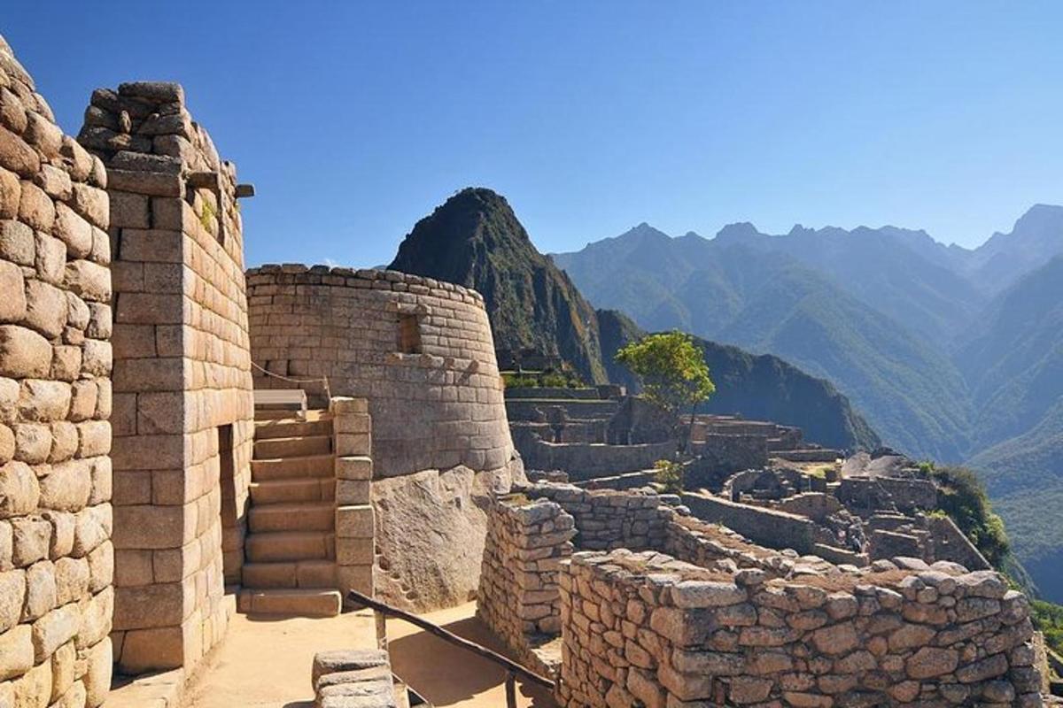 a view of the ruins of the great wall