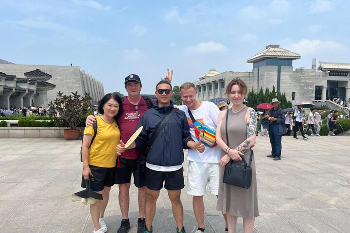 a group of people posing for a picture