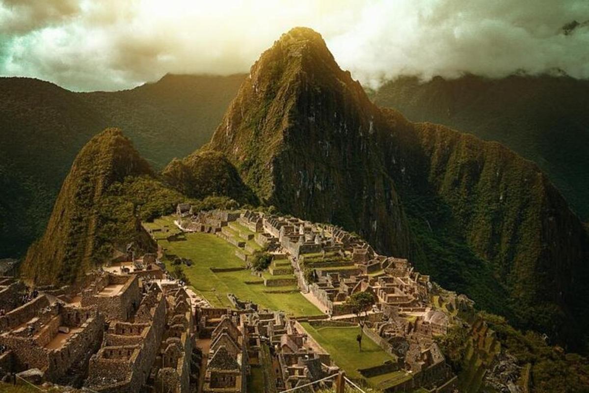 a view of a city on a mountain