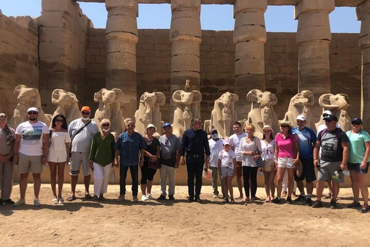a group of people standing in front of a building