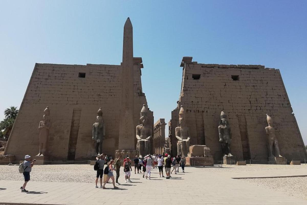 a group of people standing in front of a building