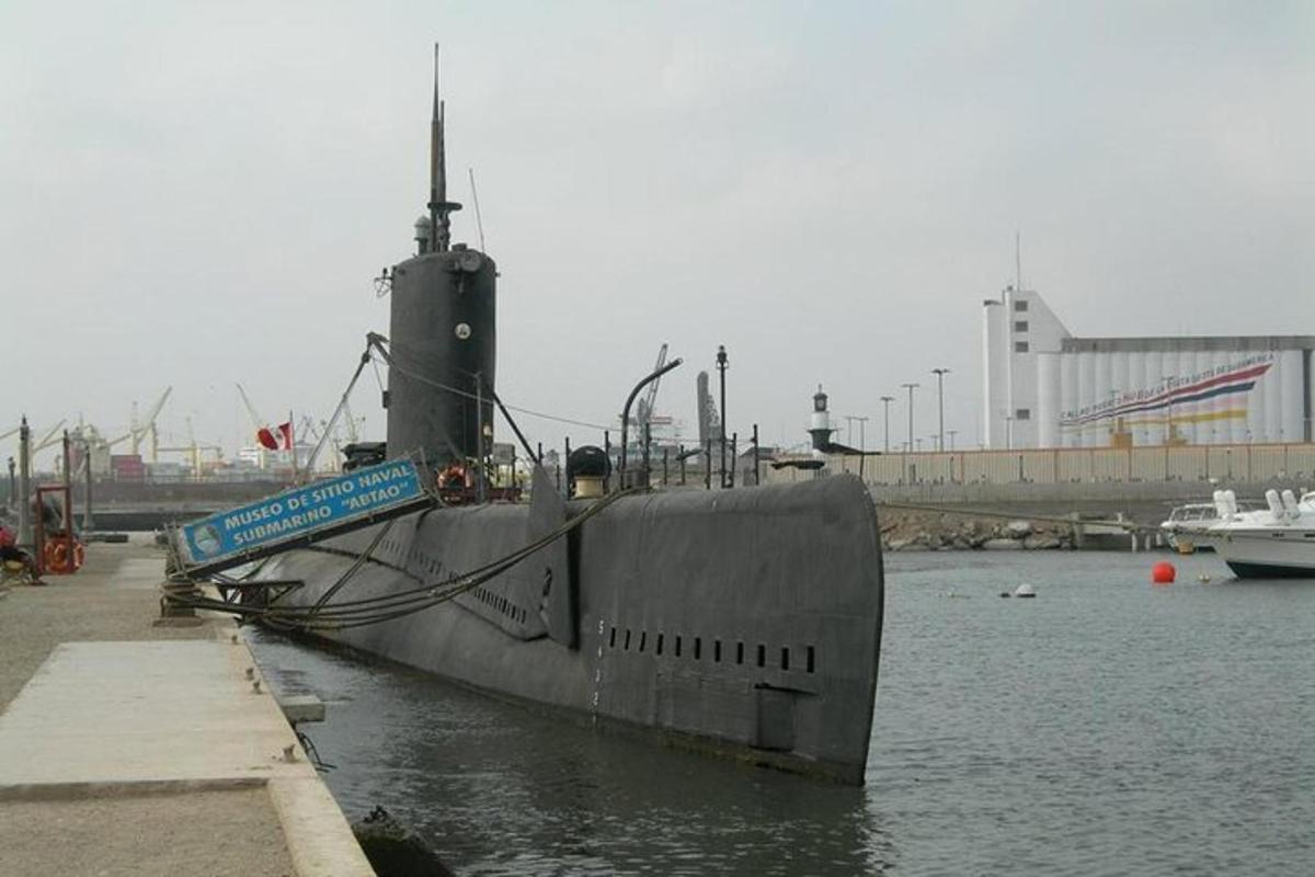 a large boat is docked in the water