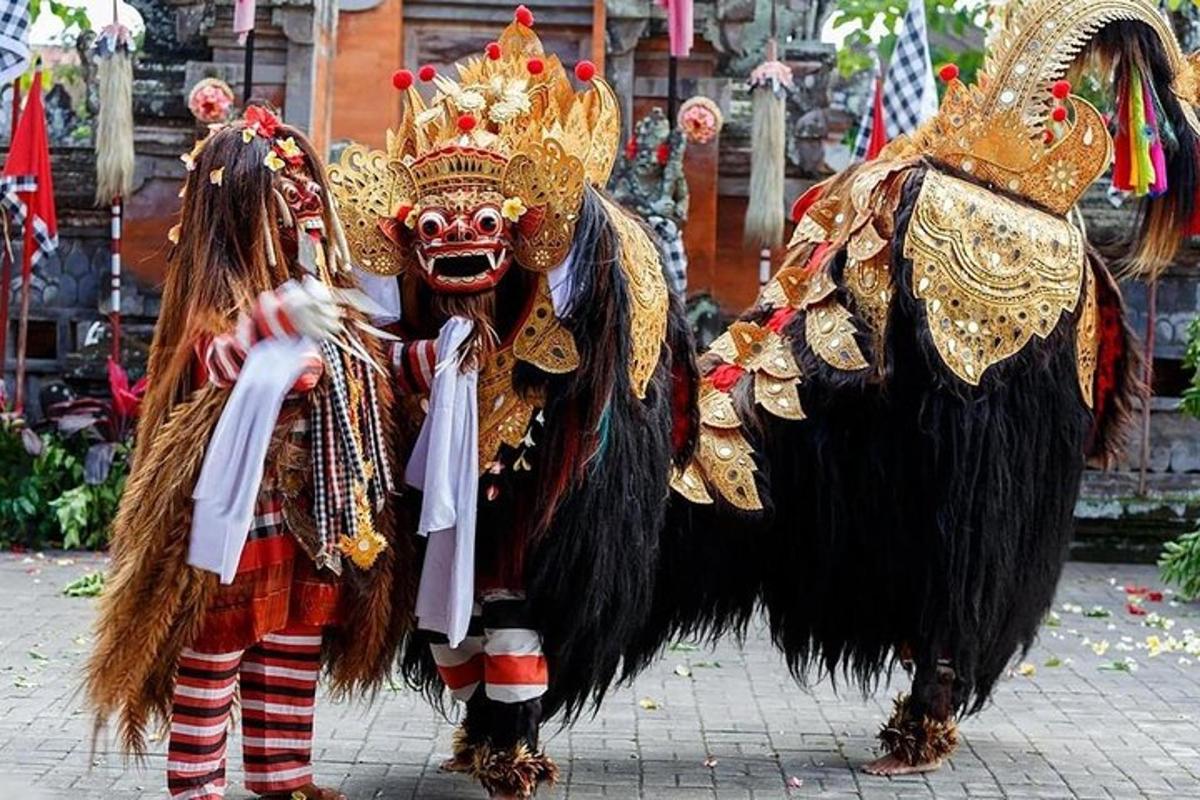 a couple of people dressed in masks and costumes