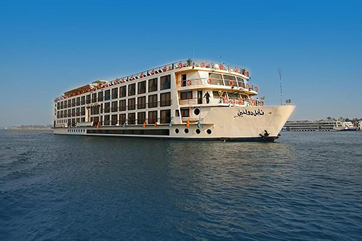 a large cruise ship in the water