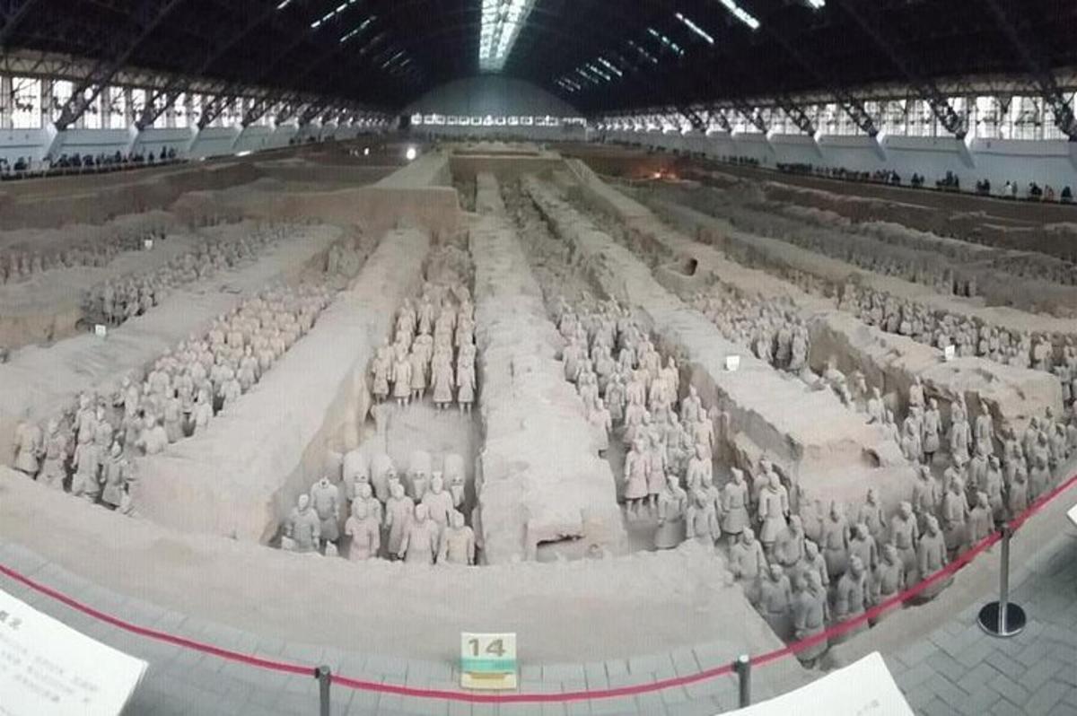 a large group of people in a large building