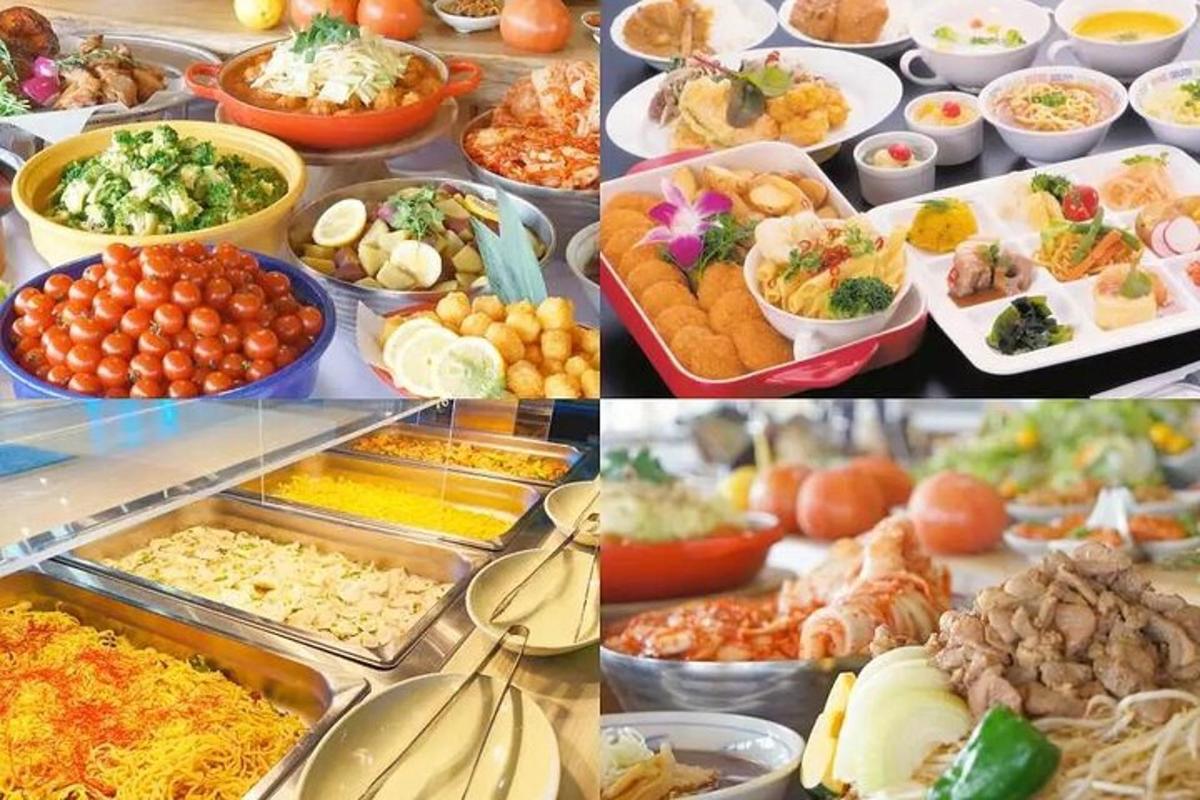 a collage of pictures of different food dishes