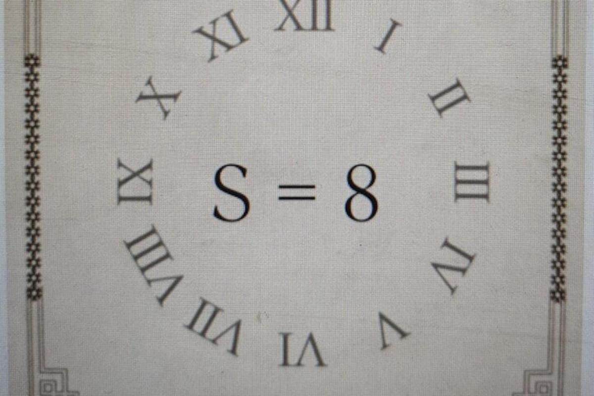 Un primer plano de un reloj con números.