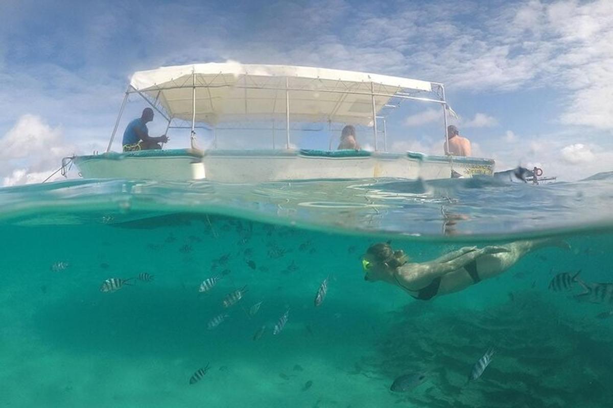 un gruppo di persone su una barca in acqua