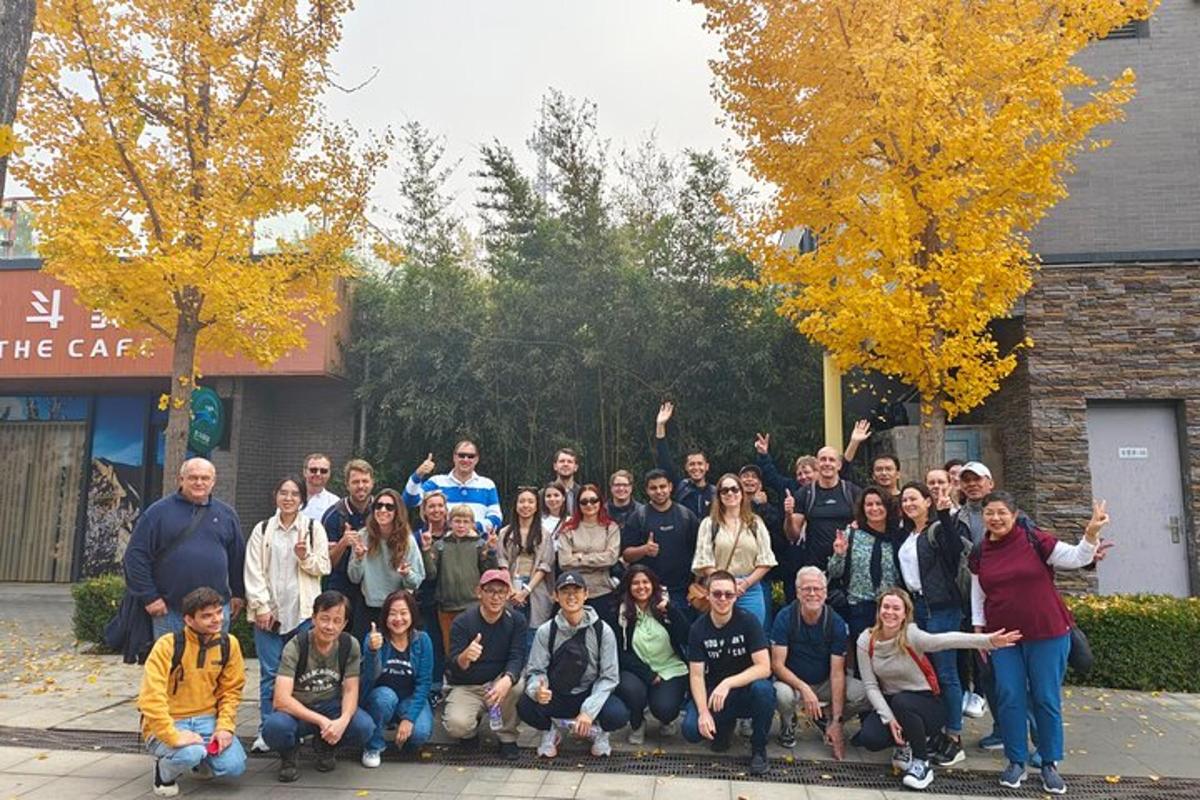a large group of people posing for a picture