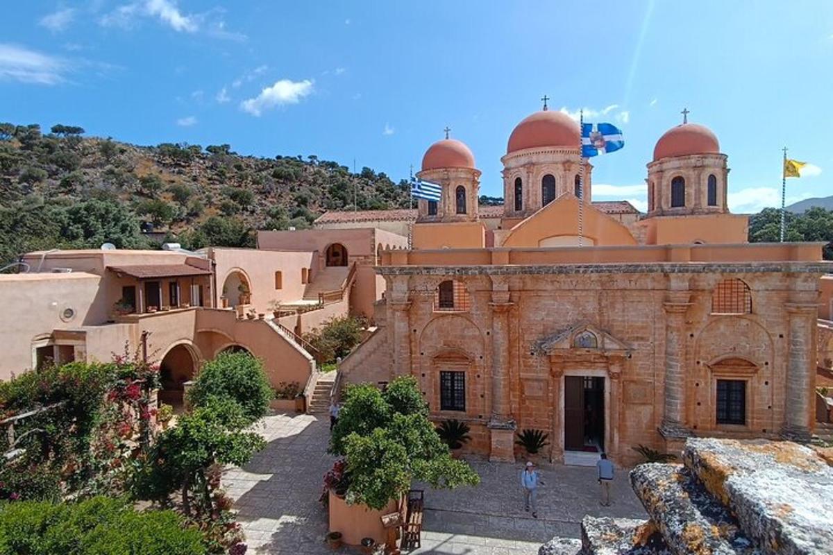 a large building with two domes on top of it
