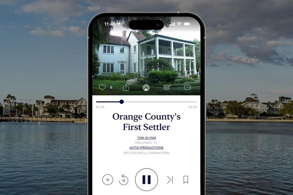 a cell phone with an orange countys first seller website