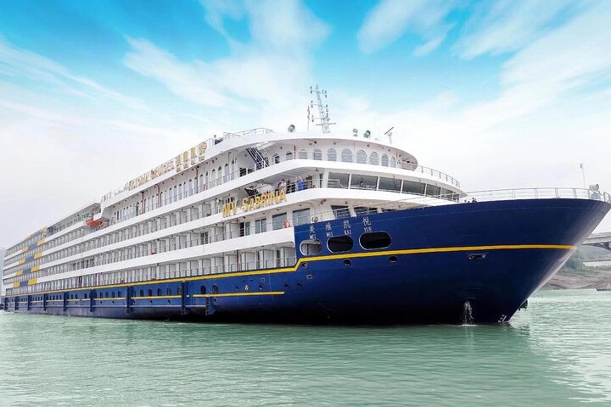 a large cruise ship sitting in the water