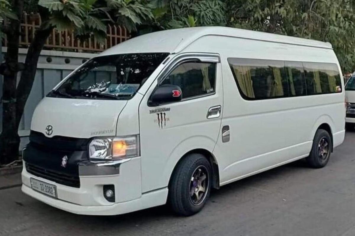 a white van parked on the side of a street