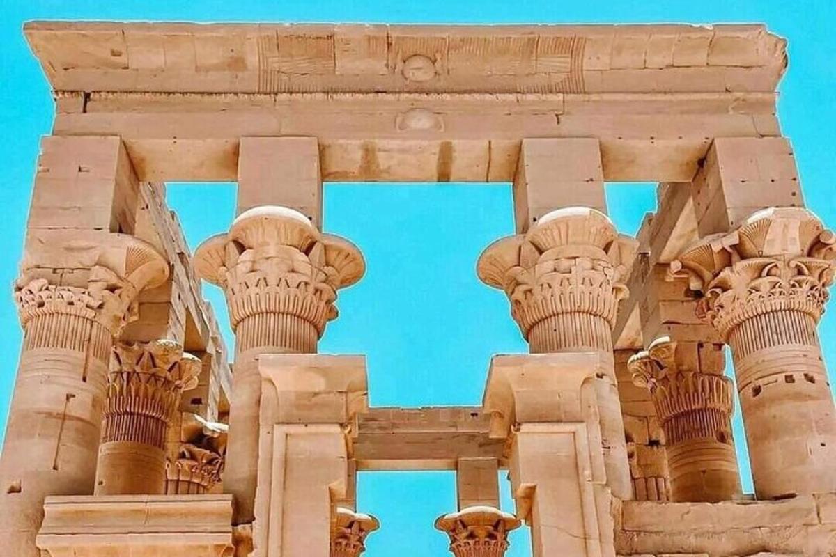 منظر لأعمدة المبنى