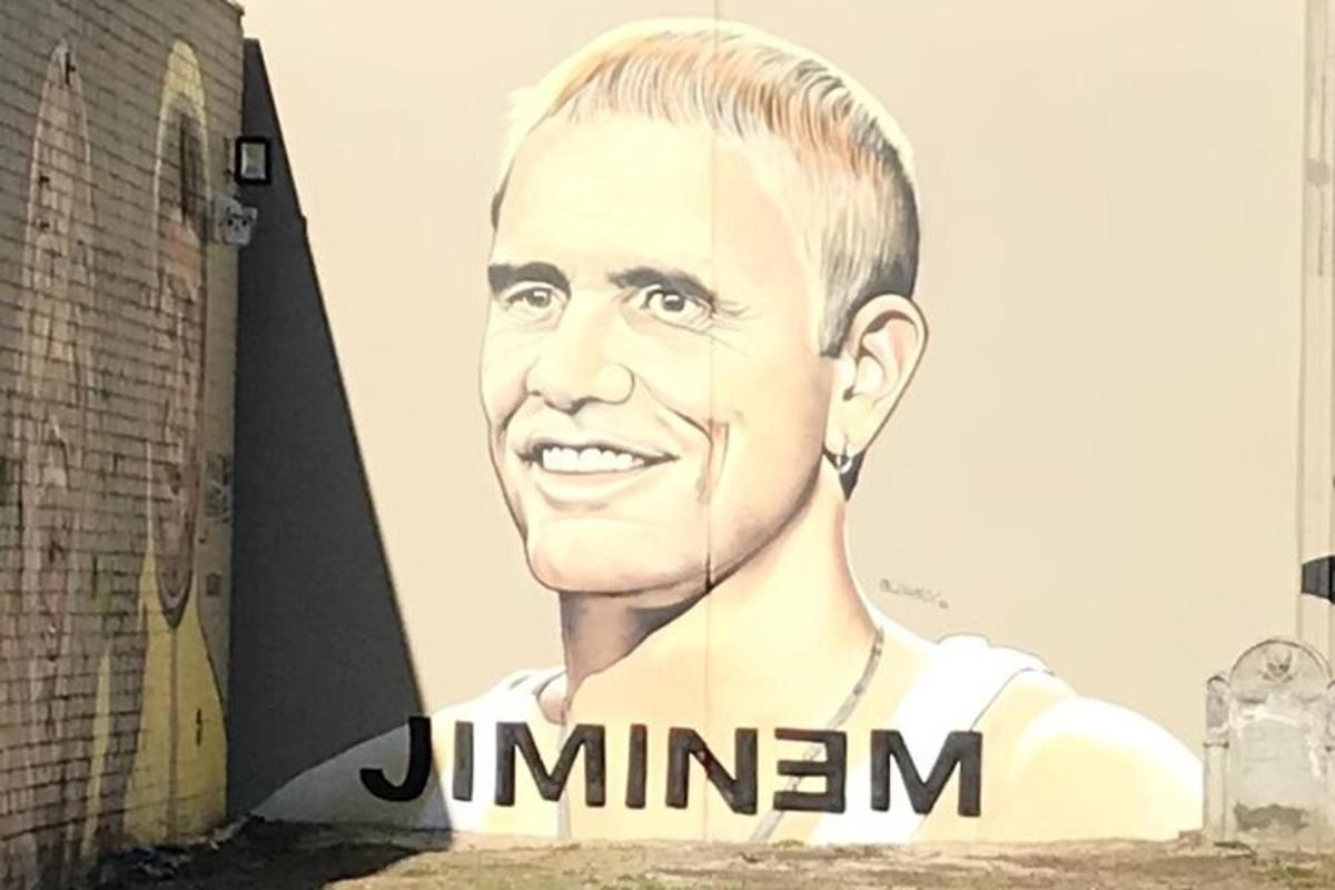 billboard muža s nápisom jimmann