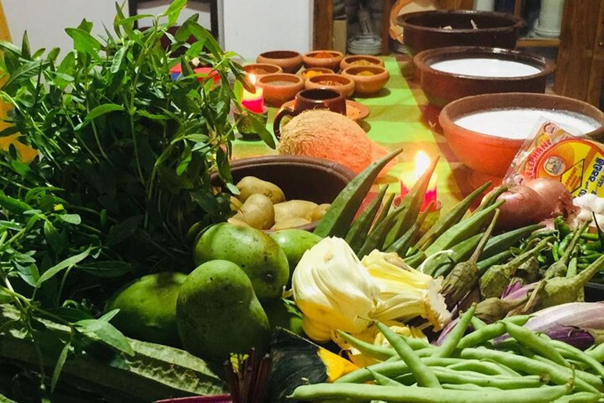 a table topped with lots of fruits and vegetables