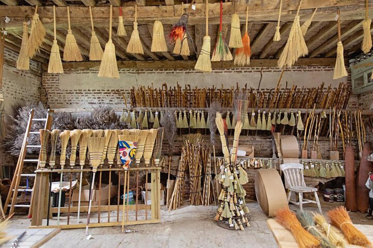 a store with a bunch of different types of weaving