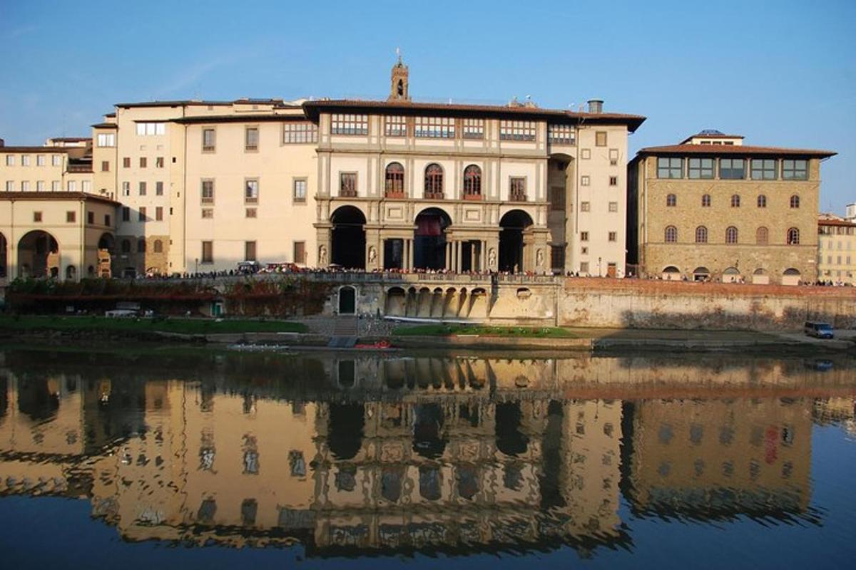 a large building next to a body of water
