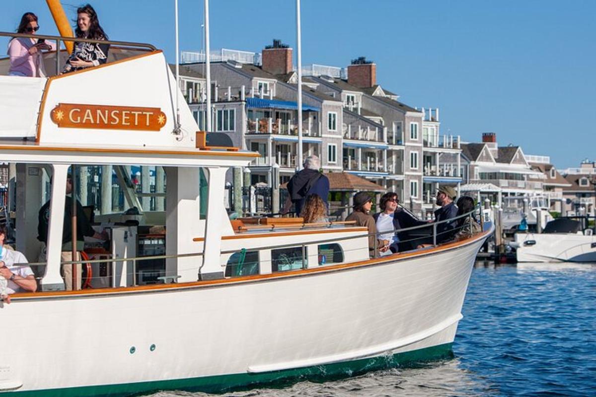 a group of people on a boat in the water