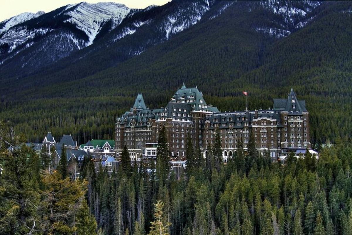 a large building on the side of a mountain
