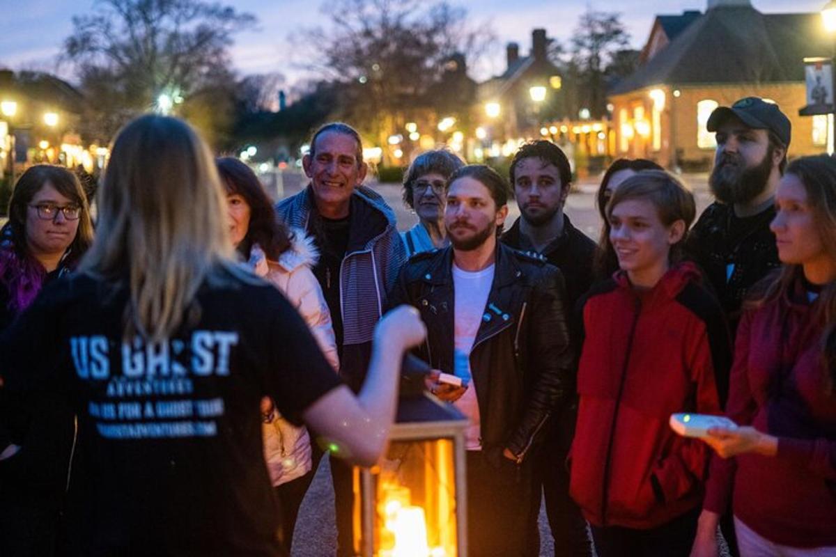 a group of people standing around in a crowd