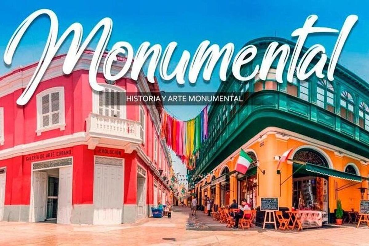 bìa tạp chí về một con phố với những tòa nhà đầy màu sắc