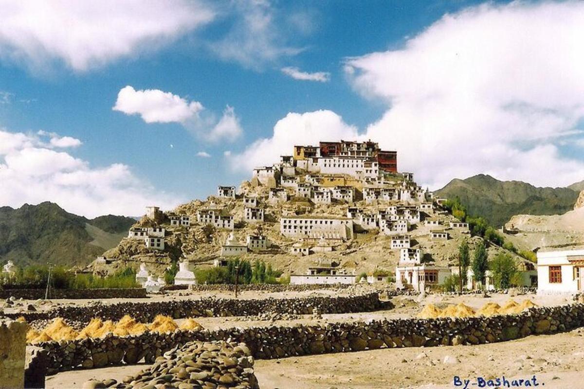 a village on top of a mountain
