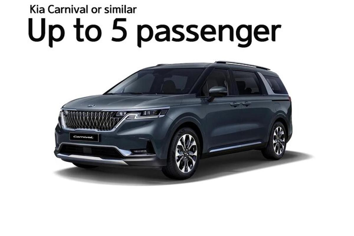 vykreslení šedého Cadillacu pro cestující