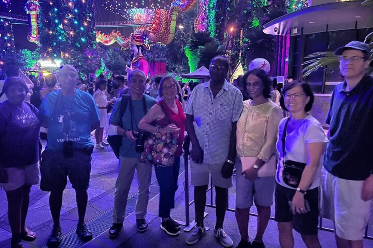 a group of people posing for a picture at a party
