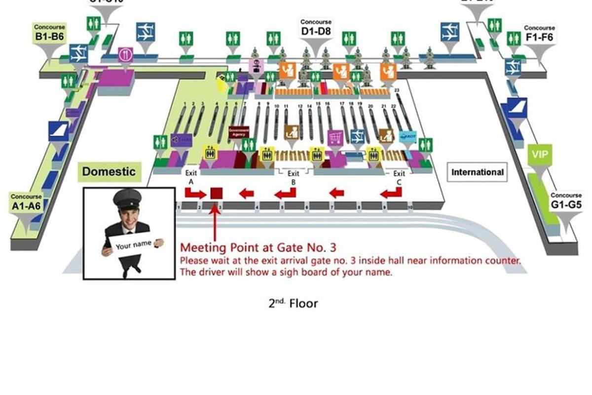 a map of the magic point at gate no