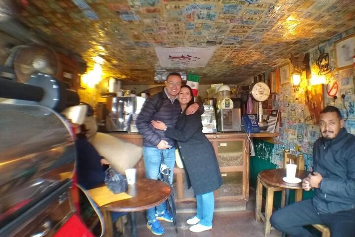 a man and a woman standing in a room