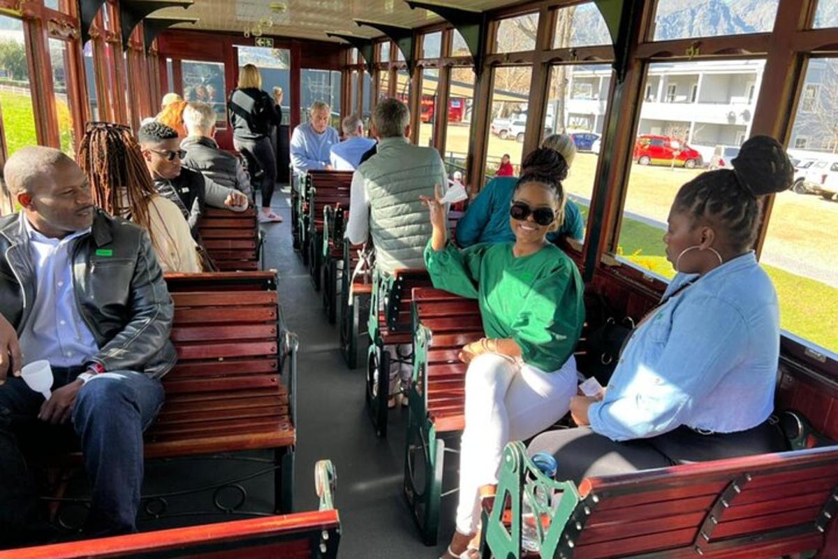 un grup de oameni în scaune cu rotile într-un tren