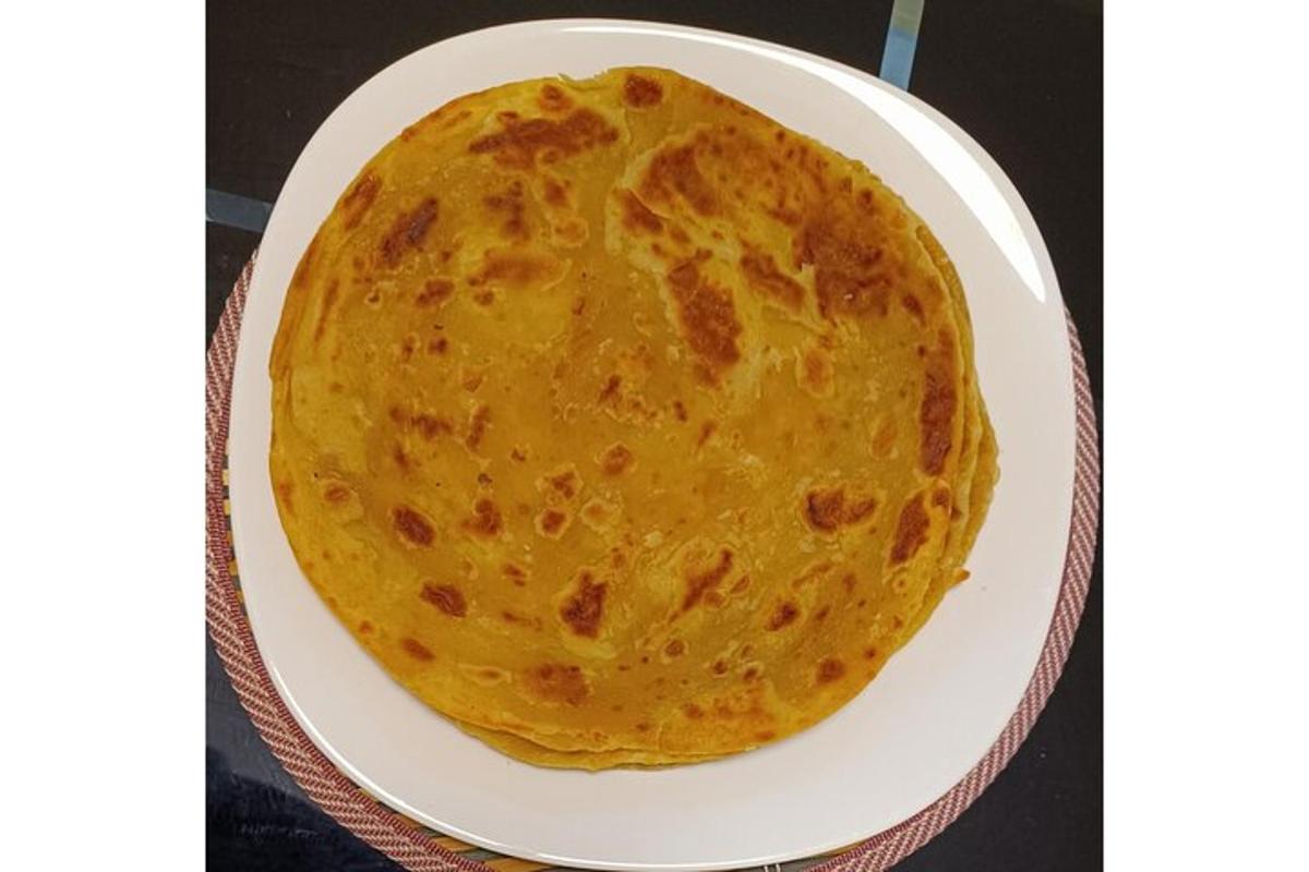 laual taldrikul olev tortilla