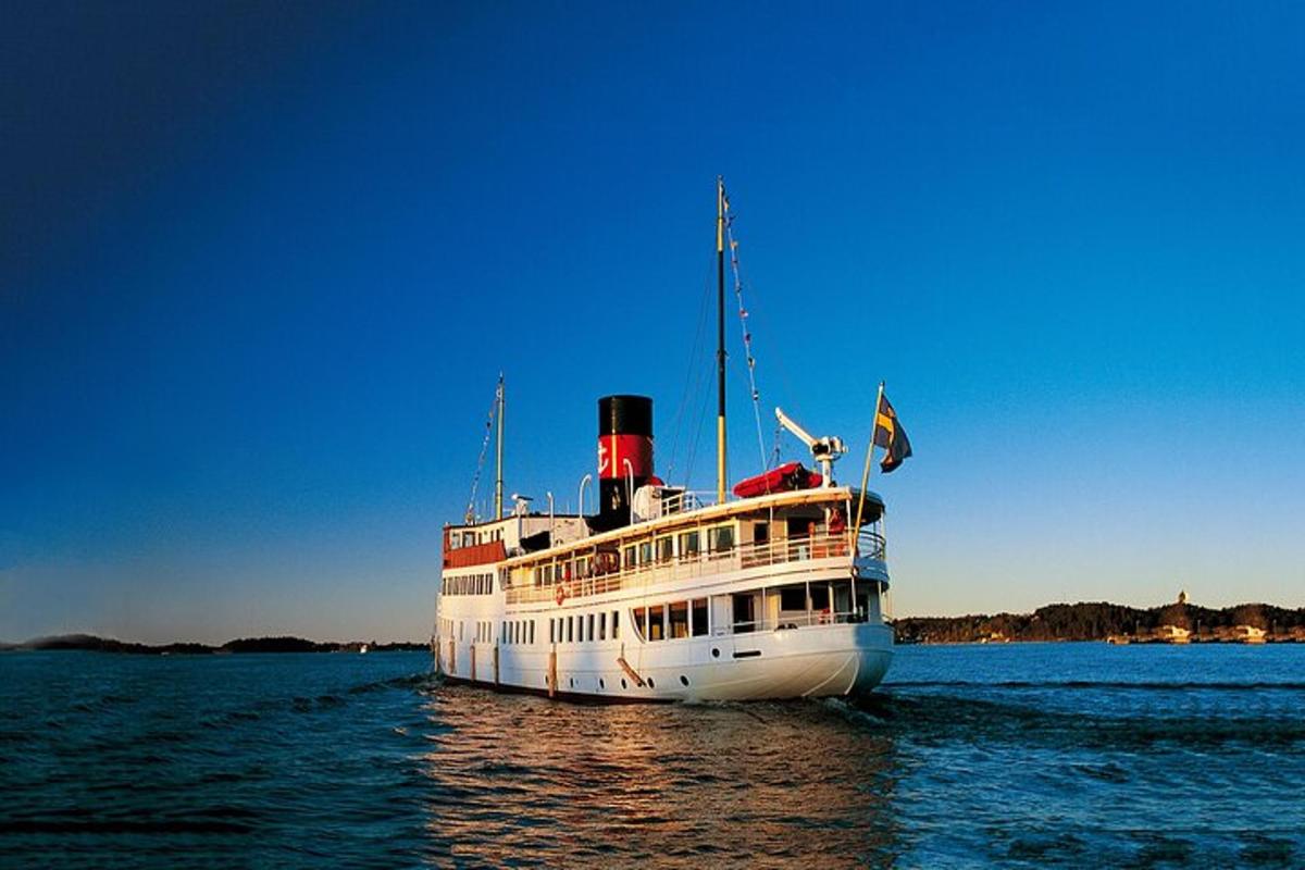 a cruise ship in the water on the water