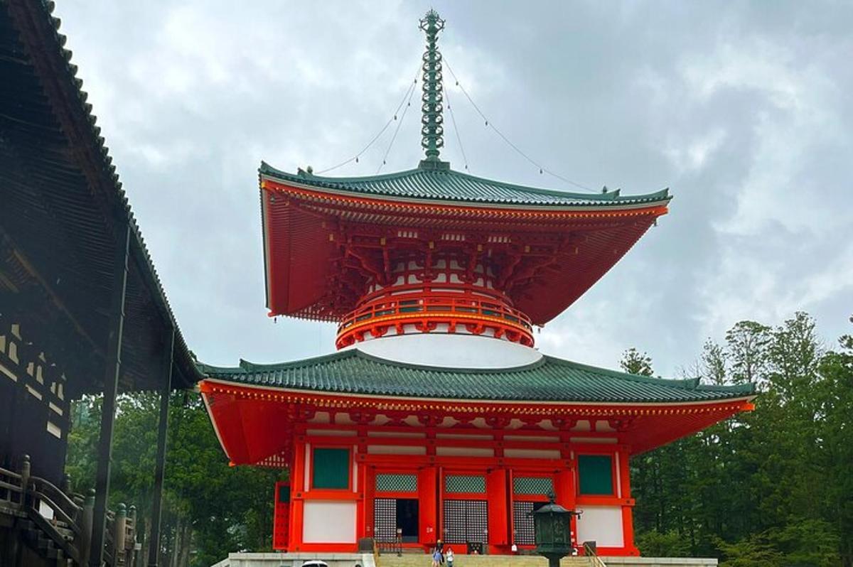 a red building with a tower on top of it