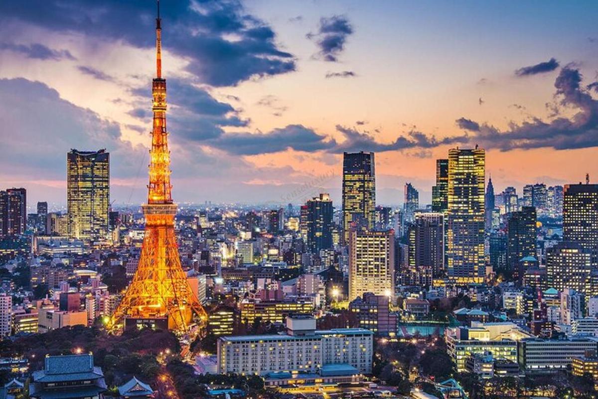 orizontul orașului cu Turnul Eiffel noaptea