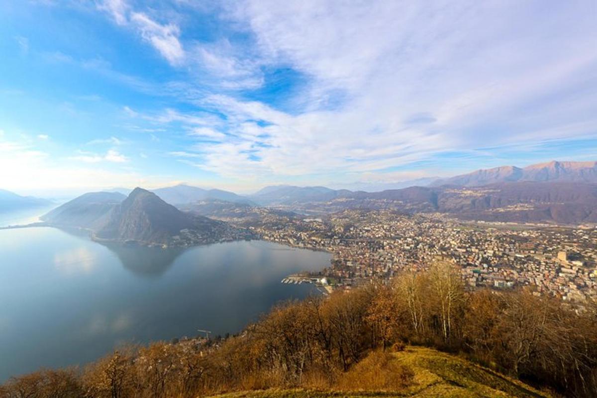 a view of a city and a large body of water