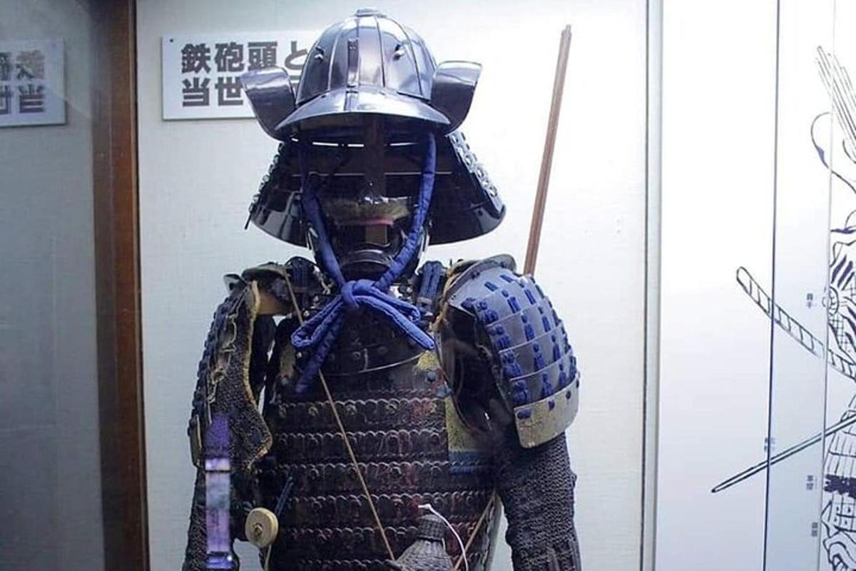 a man in a knights suit with a helmet