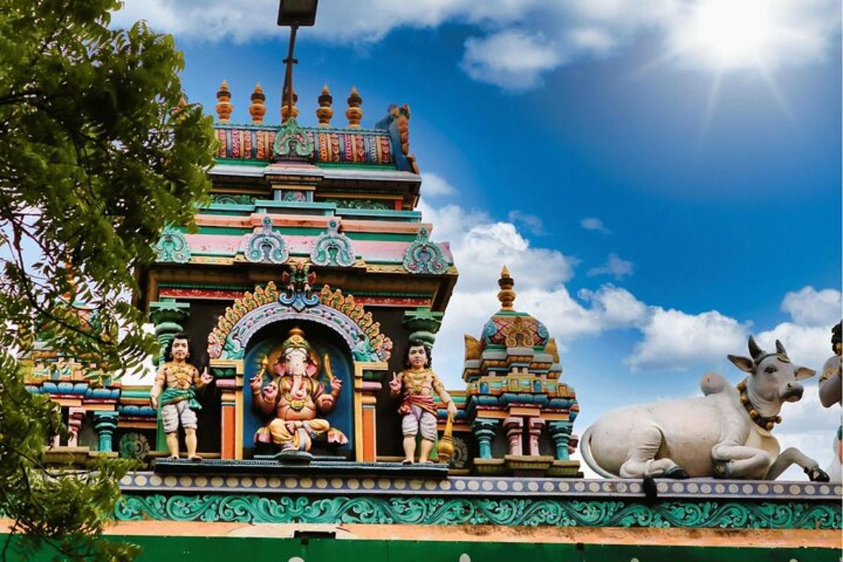 a building with statues on top of it
