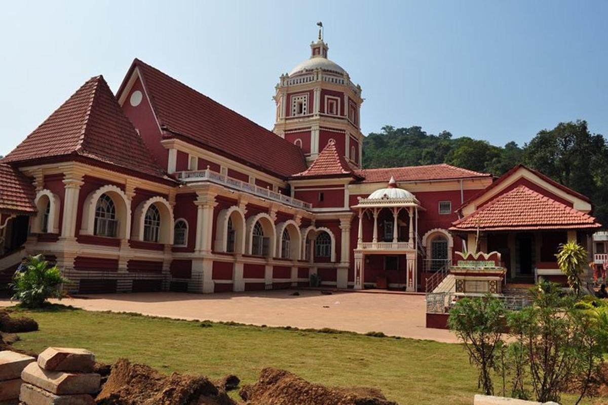 a large building with a tower on top of it