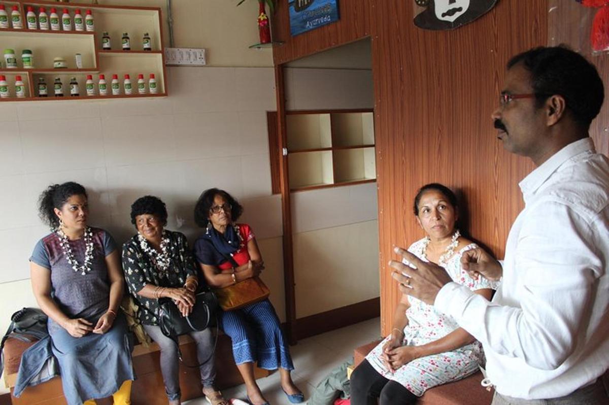 a group of people sitting in a room