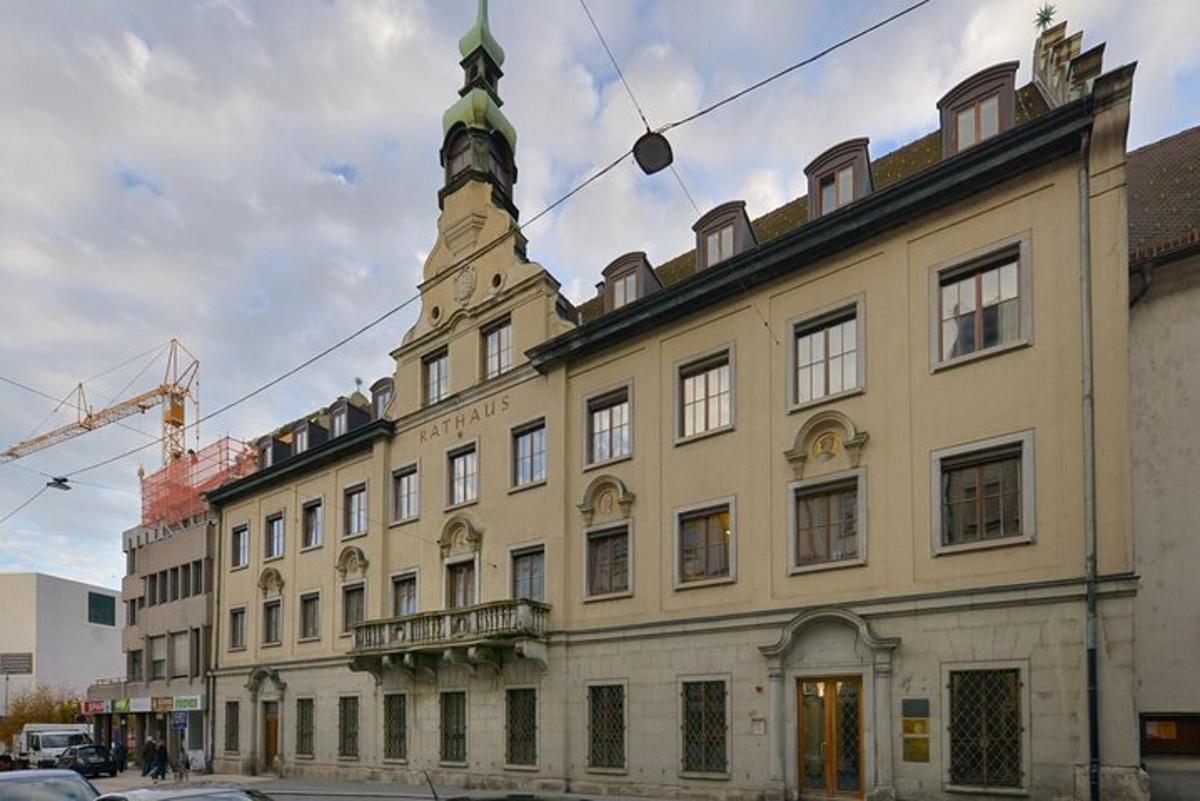 a large building with a tower on top of it