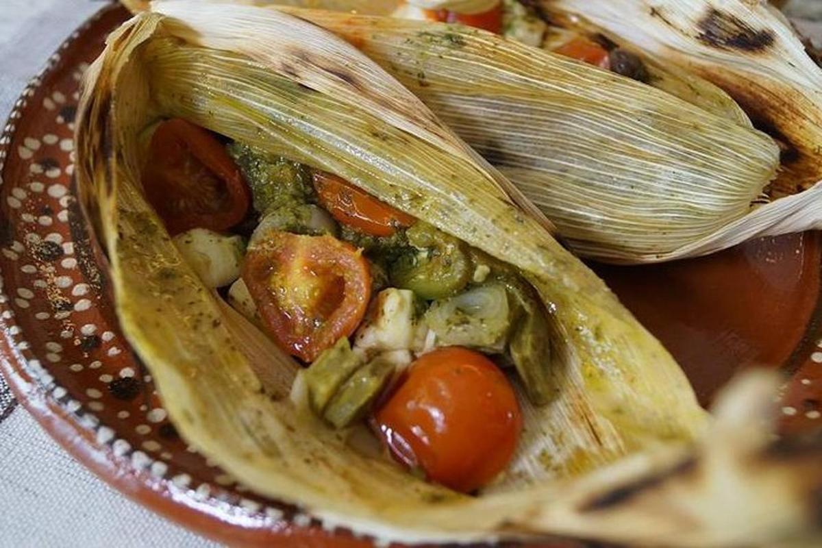 burrito se zeleninou na talíři