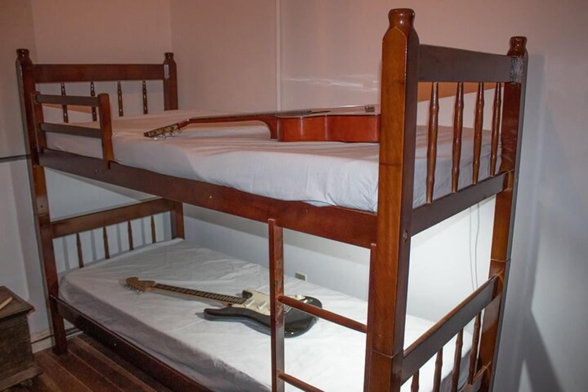 a couple of bunk beds with a couple of tools
