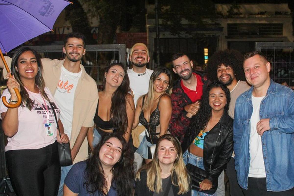 a group of people posing for a picture
