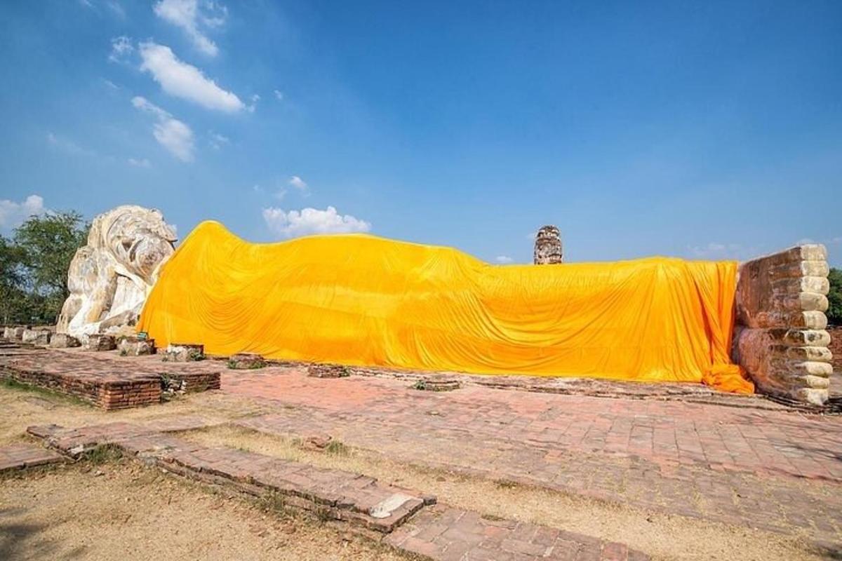 an orange blanket on top of a building