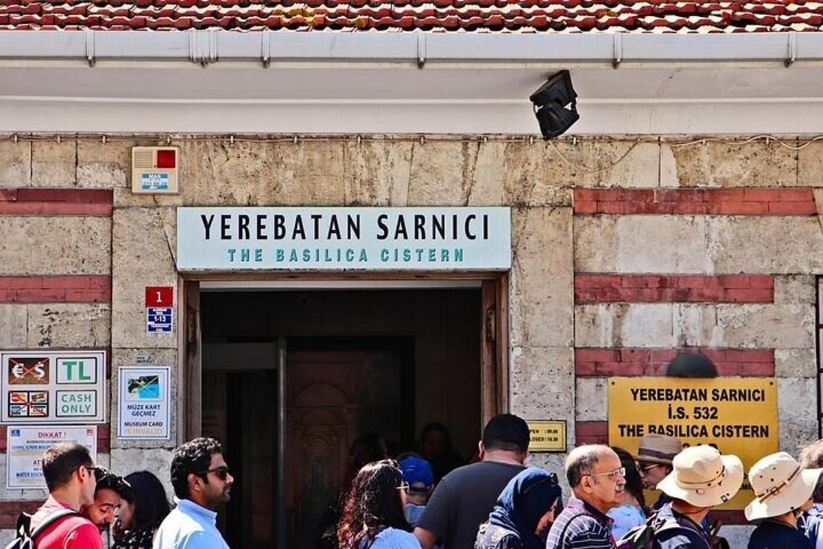 a group of people standing outside of a building
