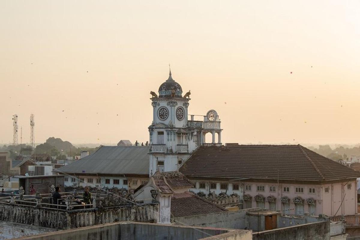 a building with a clock tower on top of it