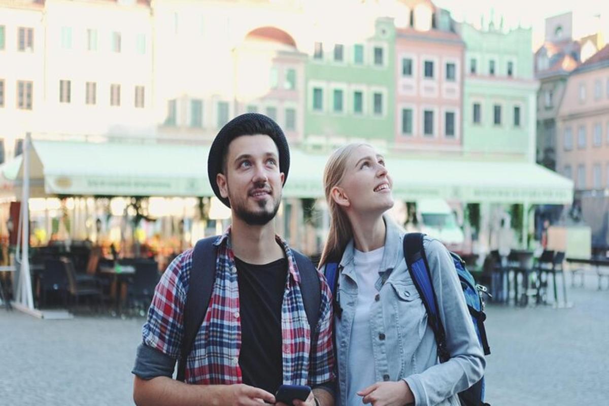 a man and a woman standing next to each other